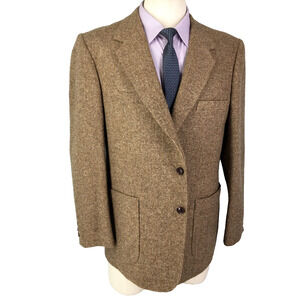 NWOT 44R Montgomery Ward USA Mens Vintage 2 Button Wool Blazer Sport Coat